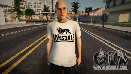 Fashionable man in a T-shirt for GTA San Andreas