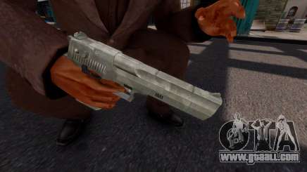 Nickel-Plated Combat Pistol for GTA 4
