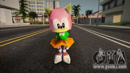 Sonic R Skin - Amy Rose for GTA San Andreas