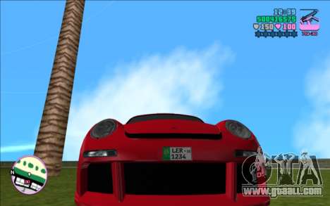 RUF CTR3 ( Pakistani Plate ) for GTA Vice City