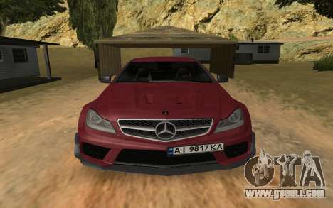 Mercedes-Benz AMG C63 Coupe for GTA San Andreas