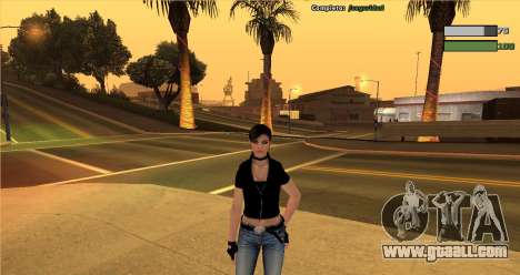 Claire Redfield Black for GTA San Andreas