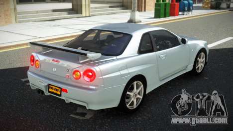 Nissan Skyline R34 GT-R NF-E for GTA 4