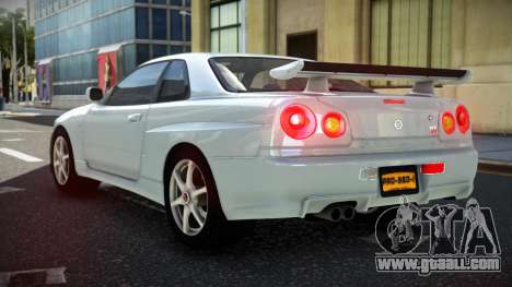 Nissan Skyline R34 GT-R NF-E for GTA 4