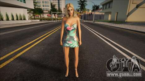 Flowers Girl Dress for GTA San Andreas