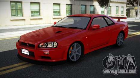 Nissan Skyline R34 GTR UL for GTA 4