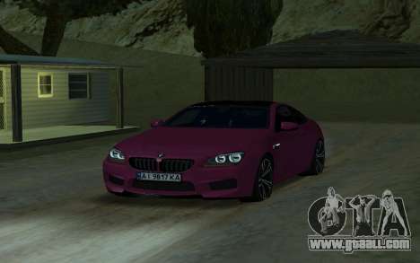 BMW M6 coupe 2014 for GTA San Andreas