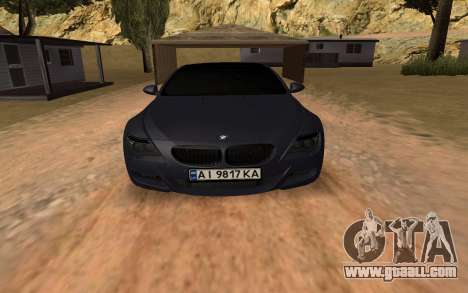 BMW M6 Coupe 2006 for GTA San Andreas