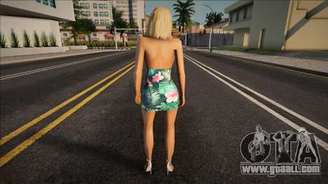 Flowers Girl Dress for GTA San Andreas