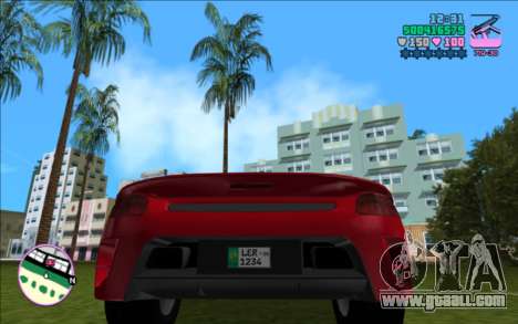 RUF CTR3 ( Pakistani Plate ) for GTA Vice City