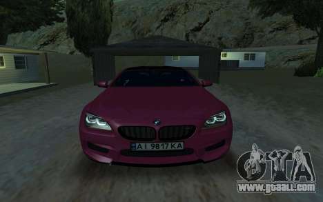 BMW M6 coupe 2014 for GTA San Andreas