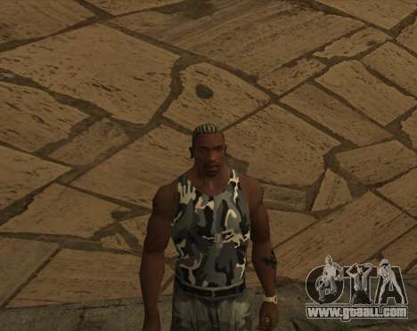 T-shirt urban camouflage for GTA San Andreas