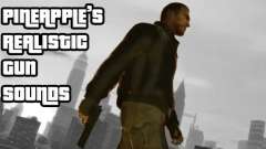 Pineapples Realistic Gun Sounds for GTA 4