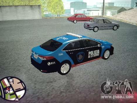 Toyota Corolla Police Caba for GTA San Andreas