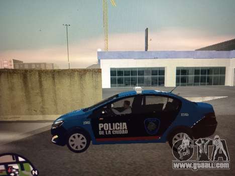 Peugeot 408 Police Caba for GTA San Andreas