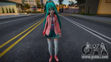 PDFT Hatsune Miku Ribbon Girl for GTA San Andreas