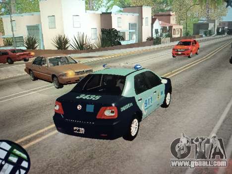 Fiat Siena 1.4 Fire Federal Police for GTA San Andreas