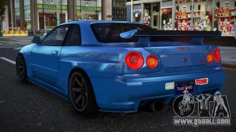 Nissan Skyline R34 BES for GTA 4