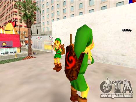 Young Link OOTN64 for GTA San Andreas