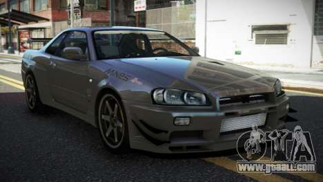 Nissan Skyline R34 MN-S for GTA 4