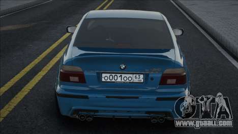 BMW E39 Blue for GTA San Andreas