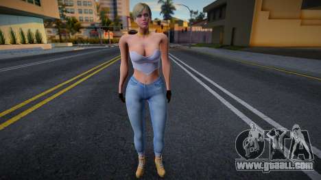 Sherry Birkin Skinny Mod (RE6) for GTA San Andreas