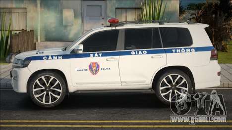 Toyota Land Cruiser - Vietnam Traffic Police Car for GTA San Andreas