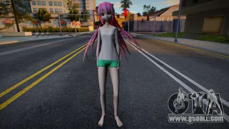 Kaede Nyu de serie Elfen Lied for GTA San Andreas