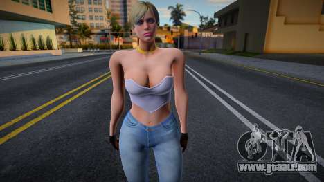 Sherry Birkin Skinny Mod (RE6) for GTA San Andreas