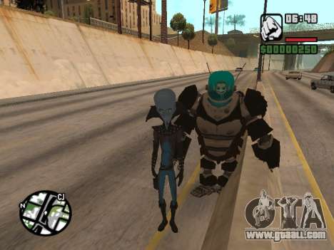 Megamind Skins for GTA San Andreas