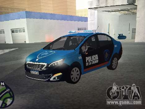 Peugeot 408 Police Caba for GTA San Andreas