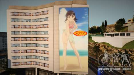 Azumanga Daioh Tomo Takino Billboard for GTA San Andreas