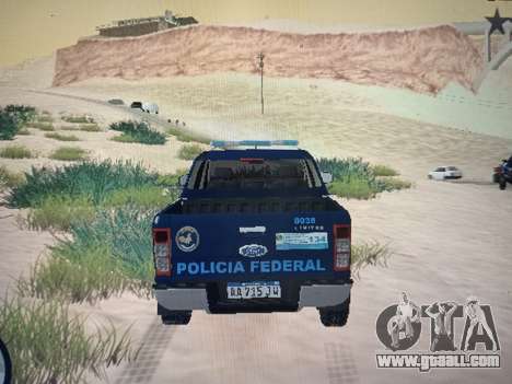 Ford Ranger Federal Police Argentina for GTA San Andreas