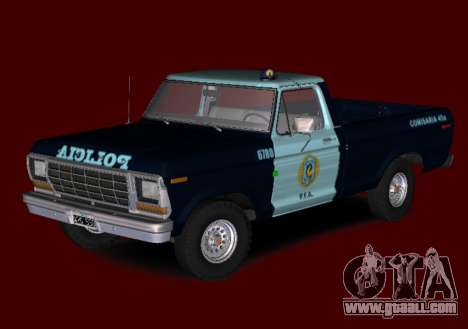 1978 Ford F100 Federal Police for GTA San Andreas