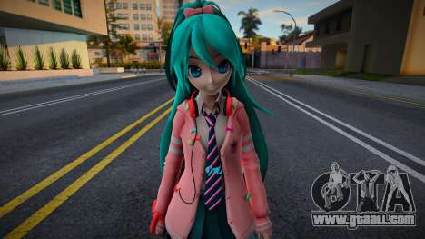 PDFT Hatsune Miku Ribbon Girl for GTA San Andreas