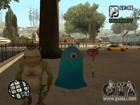 Bob Monsters vs Aliens for GTA San Andreas