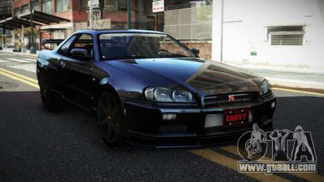 Nissan Skyline R34 CB for GTA 4