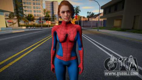 Spider Jill Valentine Sin mascara de RESIDENT EV for GTA San Andreas