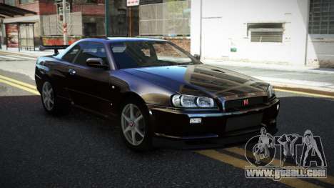 Nissan Skyline R34 GT-R XD-L for GTA 4