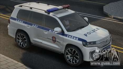 Toyota Land Cruiser - Vietnam Traffic Police Car for GTA San Andreas