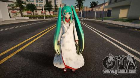 PDFT Hatsune Miku Snow 2013 v1 for GTA San Andreas