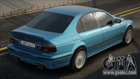 BMW E39 Blue for GTA San Andreas