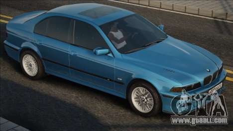 BMW E39 Blue for GTA San Andreas