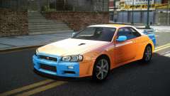 Nissan Skyline R34 GT-R XD-L S6 for GTA 4