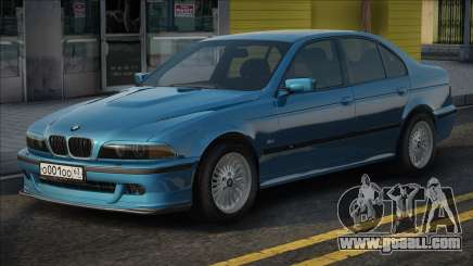 BMW E39 Blue for GTA San Andreas