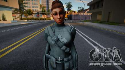 Shaundi Suit o Con Traje Tactico de Saints Row I for GTA San Andreas