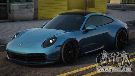 Porsche 911 (992) Blue for GTA San Andreas
