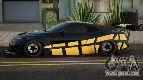 Nissan GTR R35 Yellow for GTA San Andreas