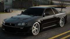 Nissan Skyline R34 Blek for GTA San Andreas